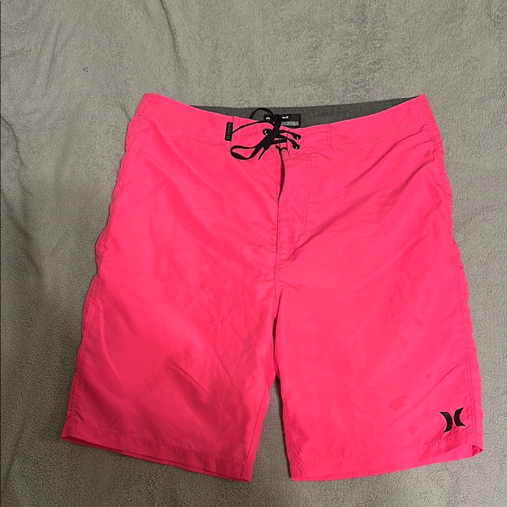 Hurley Bright Pink Swim Shorts size 31